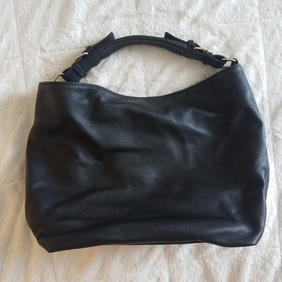H&M Handbags - Black vegan leather hobo bag